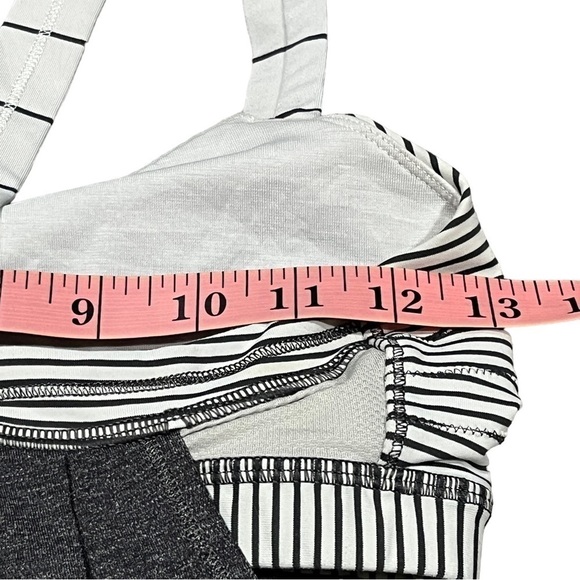 Lululemon Women's Rest Less Tank Top in Heathered Soot Hyper Stripe Size 4 - Picture 7 of 9